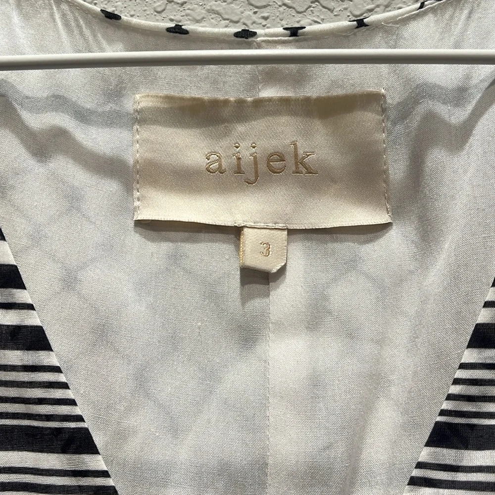 ANTHROPOLOGIE x AIJEK Pias Short Dress Tassel Cotton Bohemian Dress - Picture 9 of 12